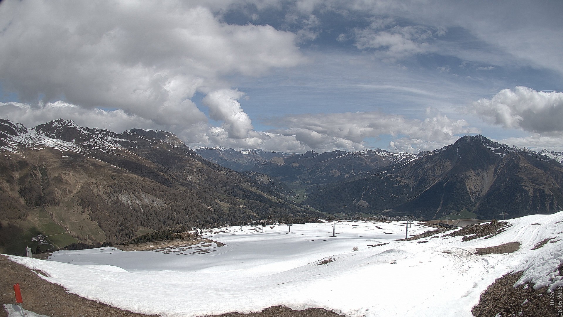 Archived image Webcam View Rojen Mountain, Vinschgau