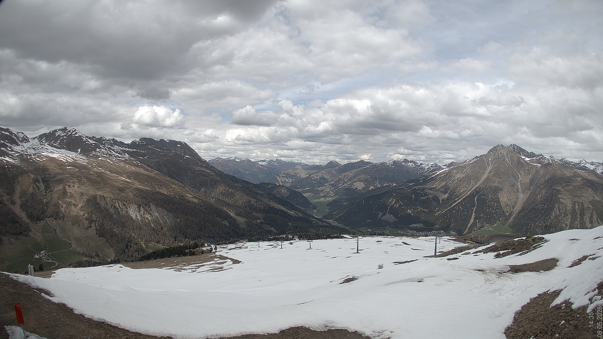 Archived image Webcam View Rojen Mountain, Vinschgau