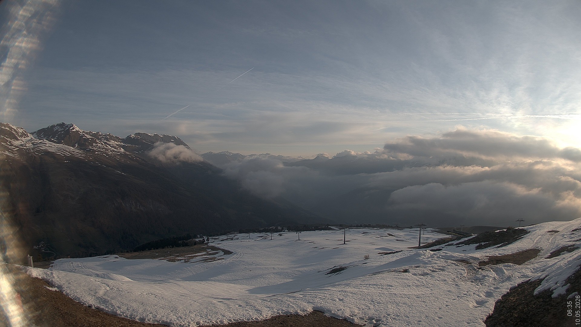 Archived image Webcam View Rojen Mountain, Vinschgau