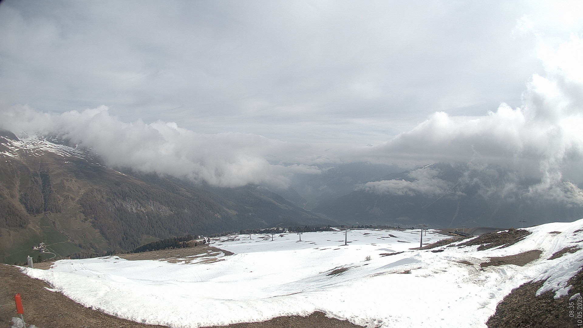 Archived image Webcam View Rojen Mountain, Vinschgau