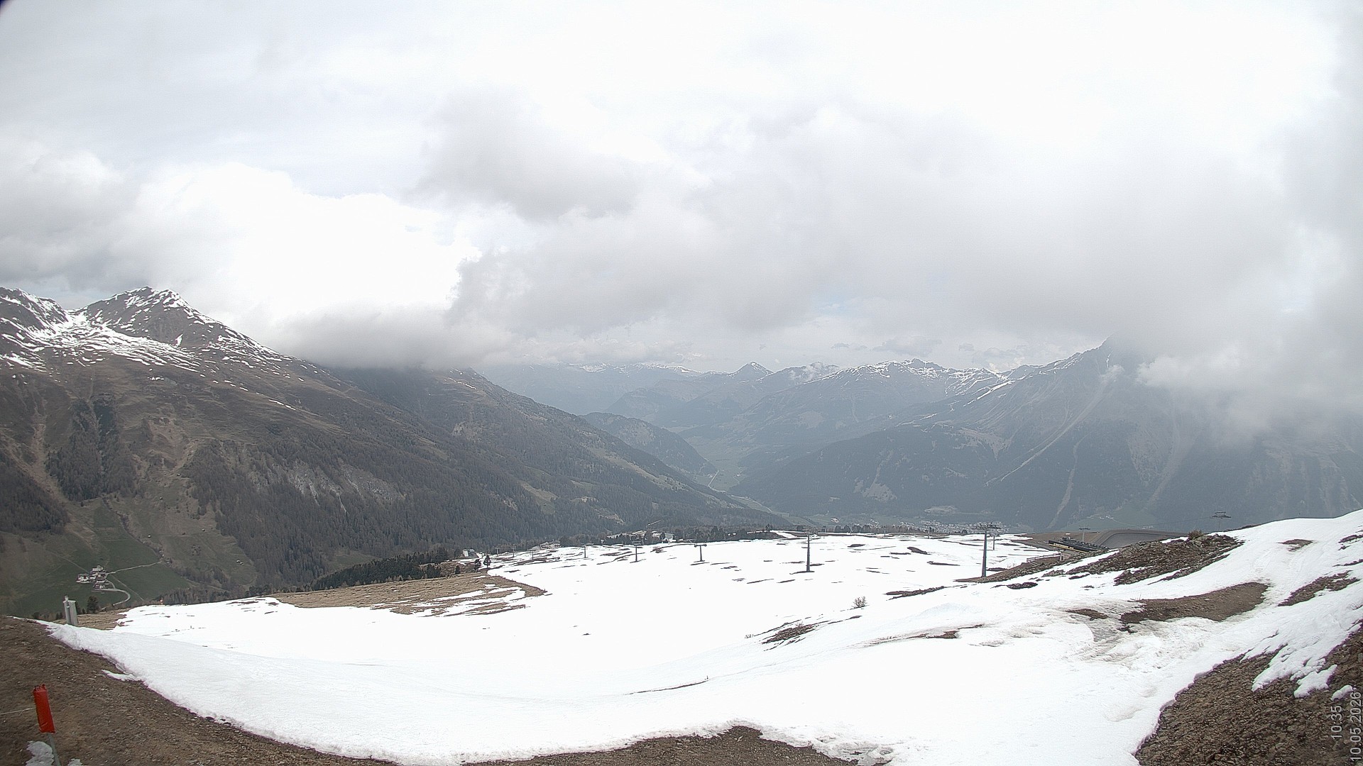 Archived image Webcam View Rojen Mountain, Vinschgau
