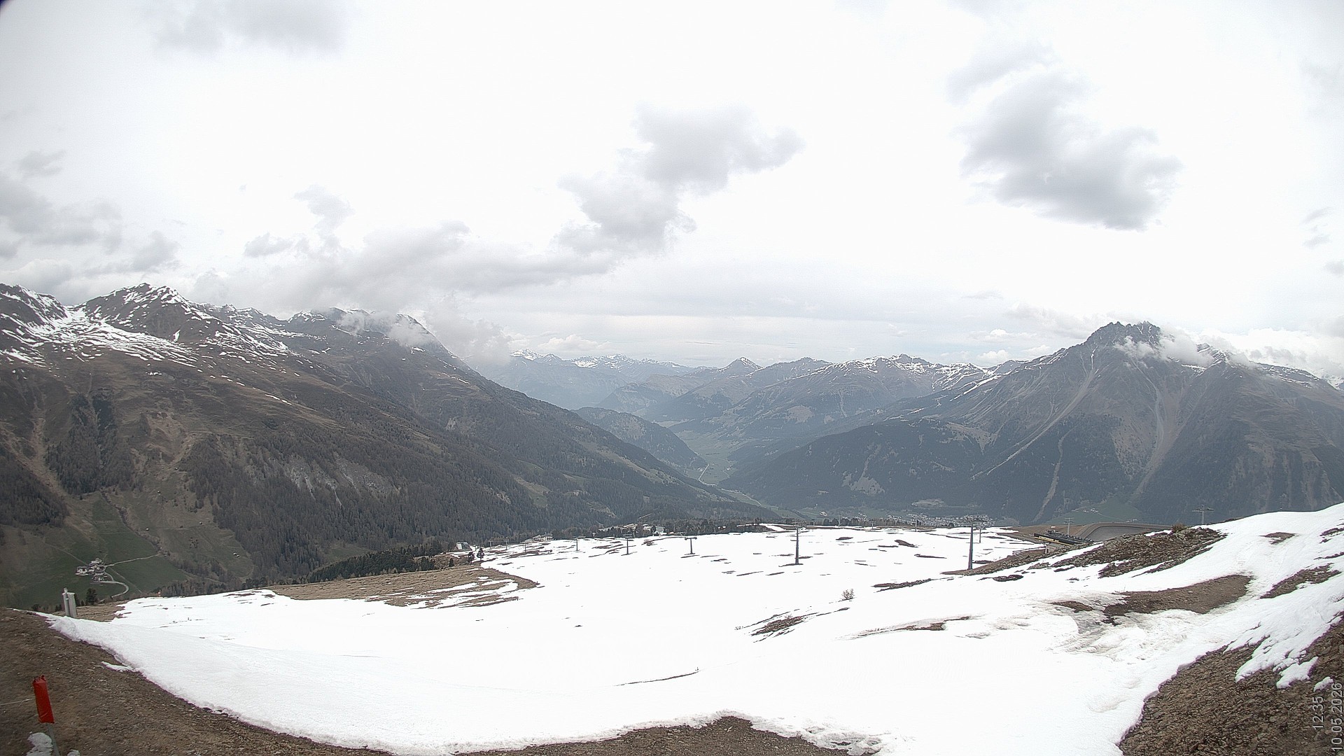 Archived image Webcam View Rojen Mountain, Vinschgau