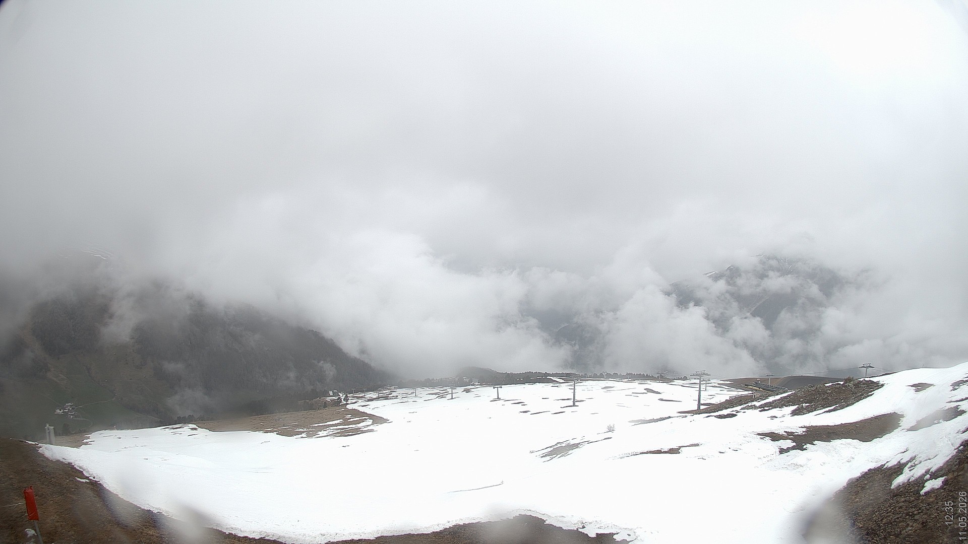 Archived image Webcam View Rojen Mountain, Vinschgau