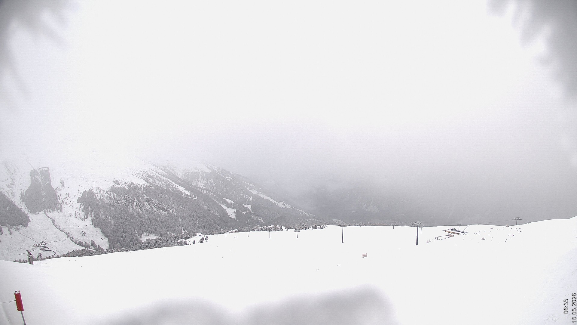 Archiv Foto Webcam Blick vom Rojen - Vinschgau