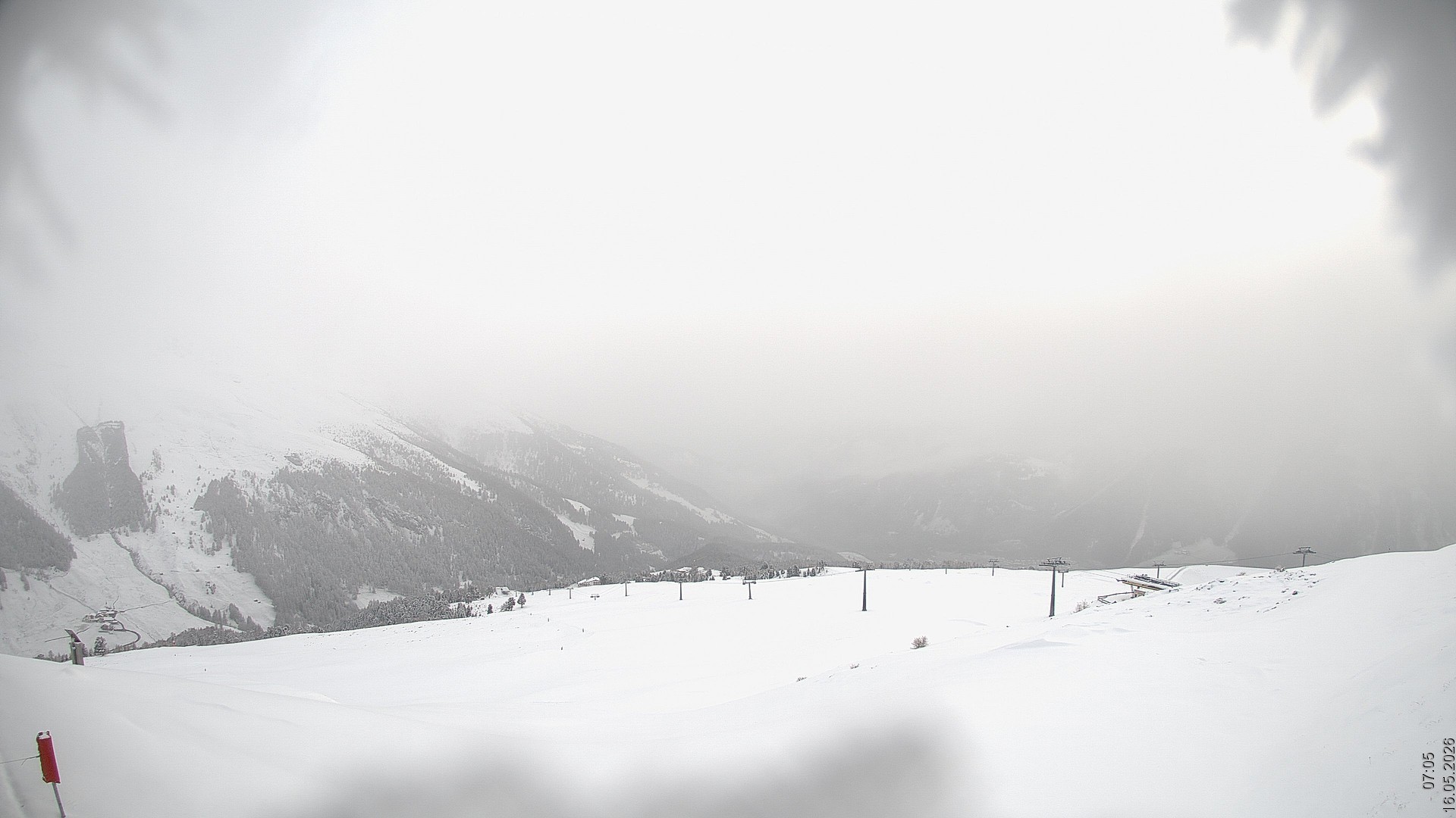 Archiv Foto Webcam Blick vom Rojen - Vinschgau