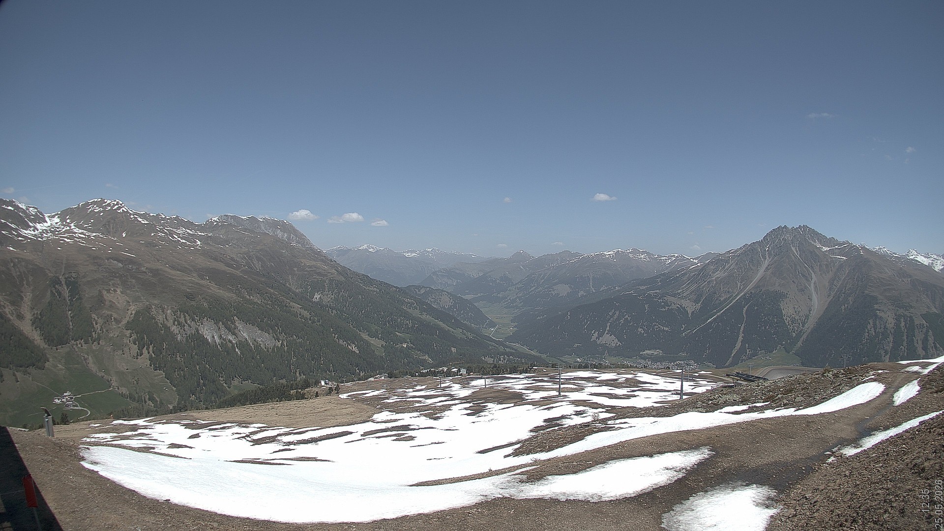 Archived image Webcam View Rojen Mountain, Vinschgau