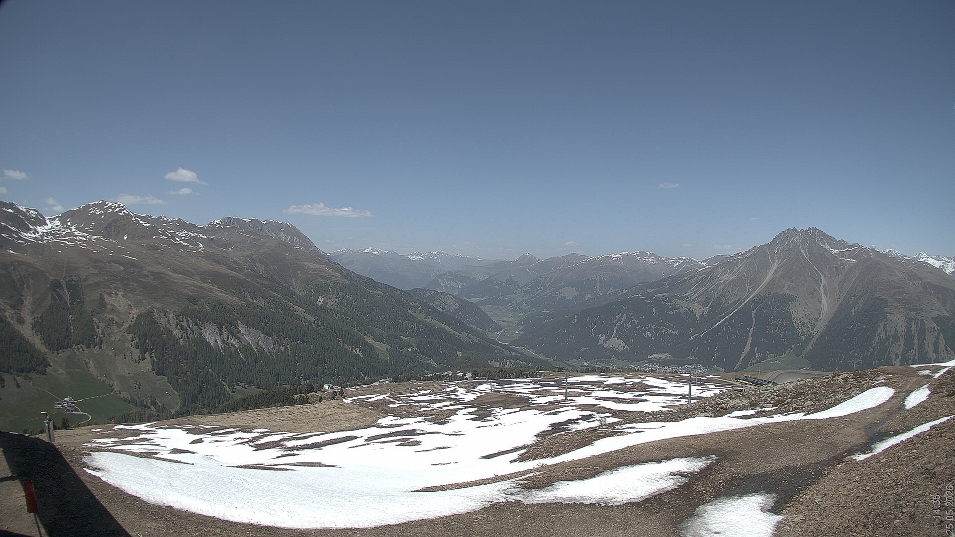 Archived image Webcam View Rojen Mountain, Vinschgau