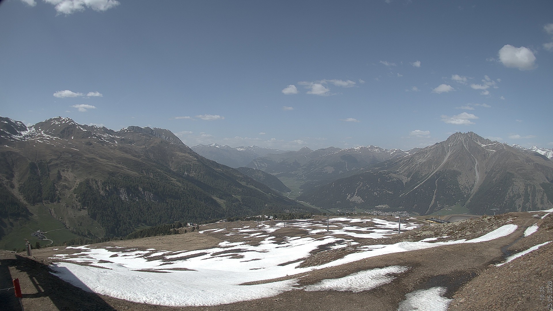 Archived image Webcam View Rojen Mountain, Vinschgau
