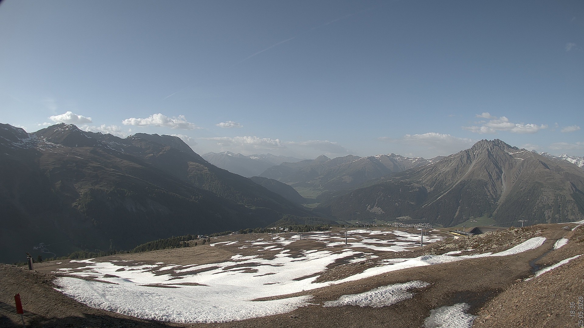 Archived image Webcam View Rojen Mountain, Vinschgau