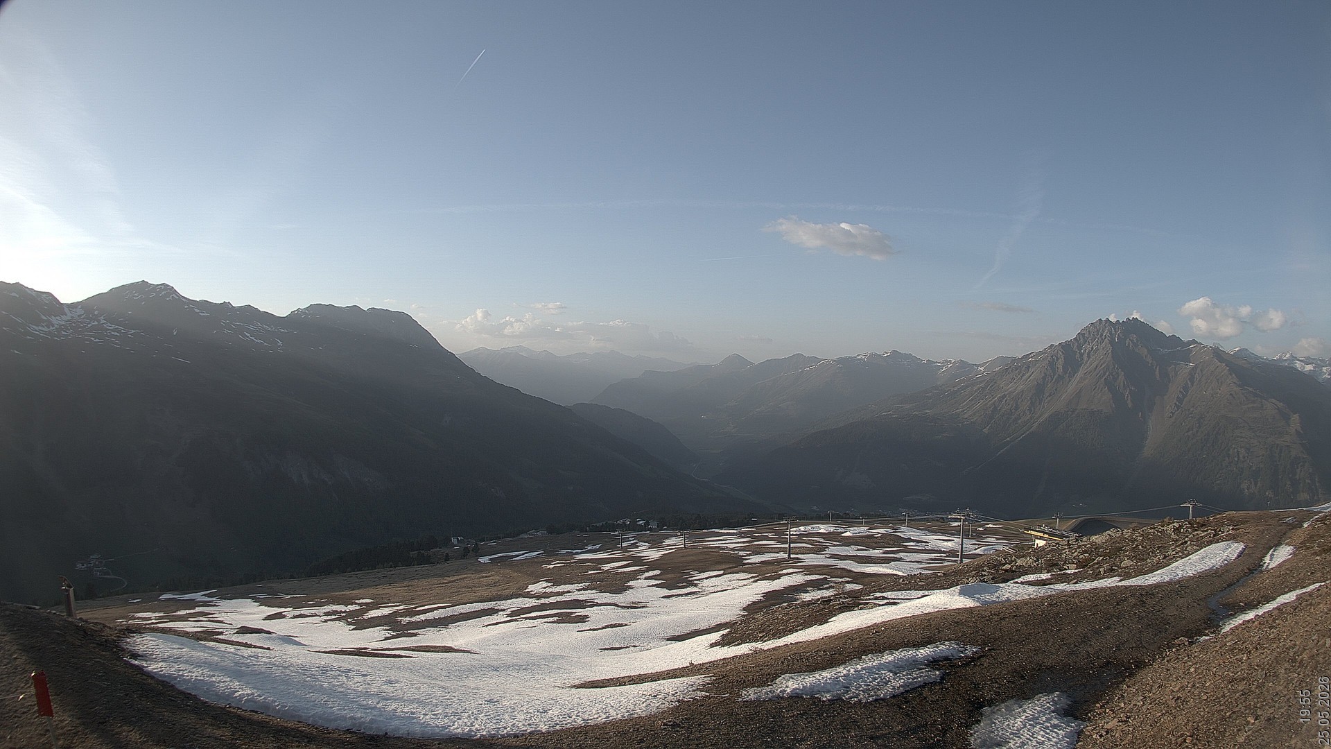 Archived image Webcam View Rojen Mountain, Vinschgau