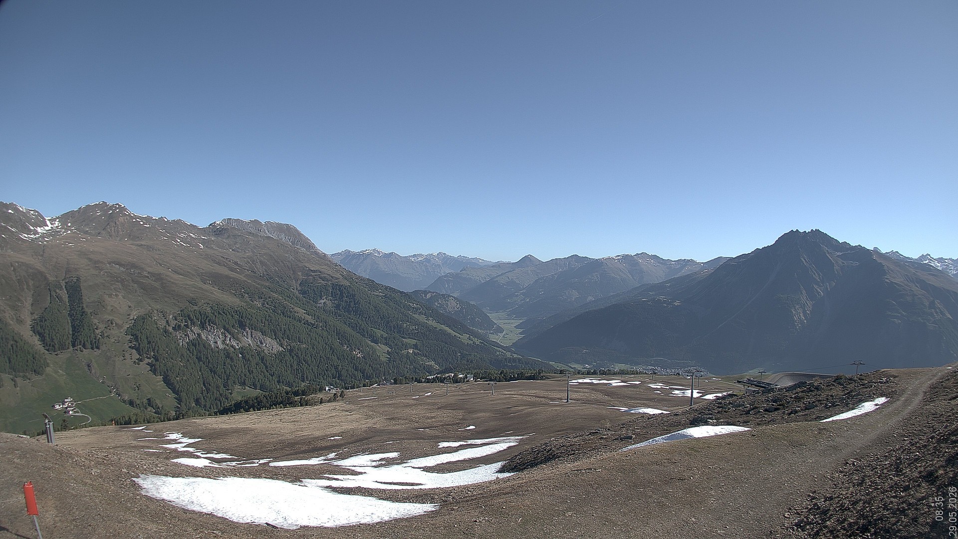 Archived image Webcam View Rojen Mountain, Vinschgau
