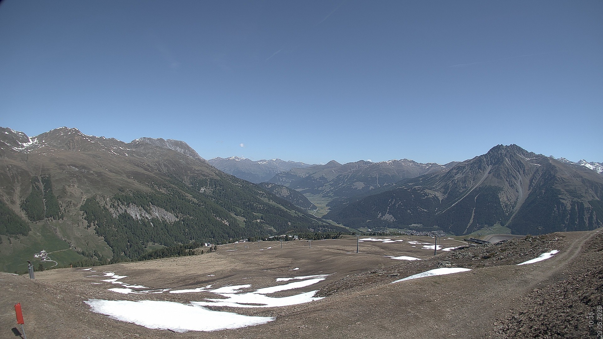 Archived image Webcam View Rojen Mountain, Vinschgau