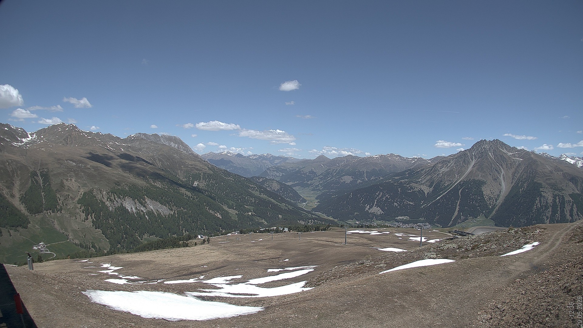 Archived image Webcam View Rojen Mountain, Vinschgau