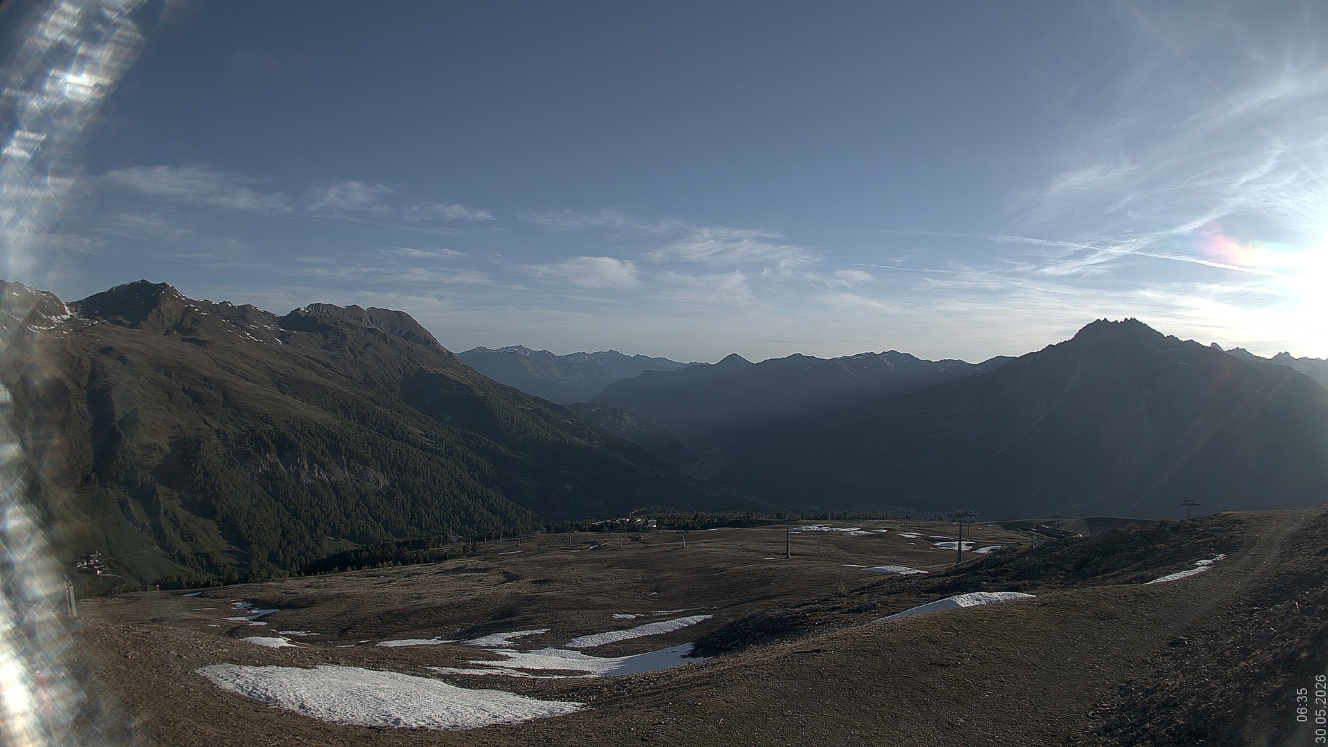 Archived image Webcam View Rojen Mountain, Vinschgau