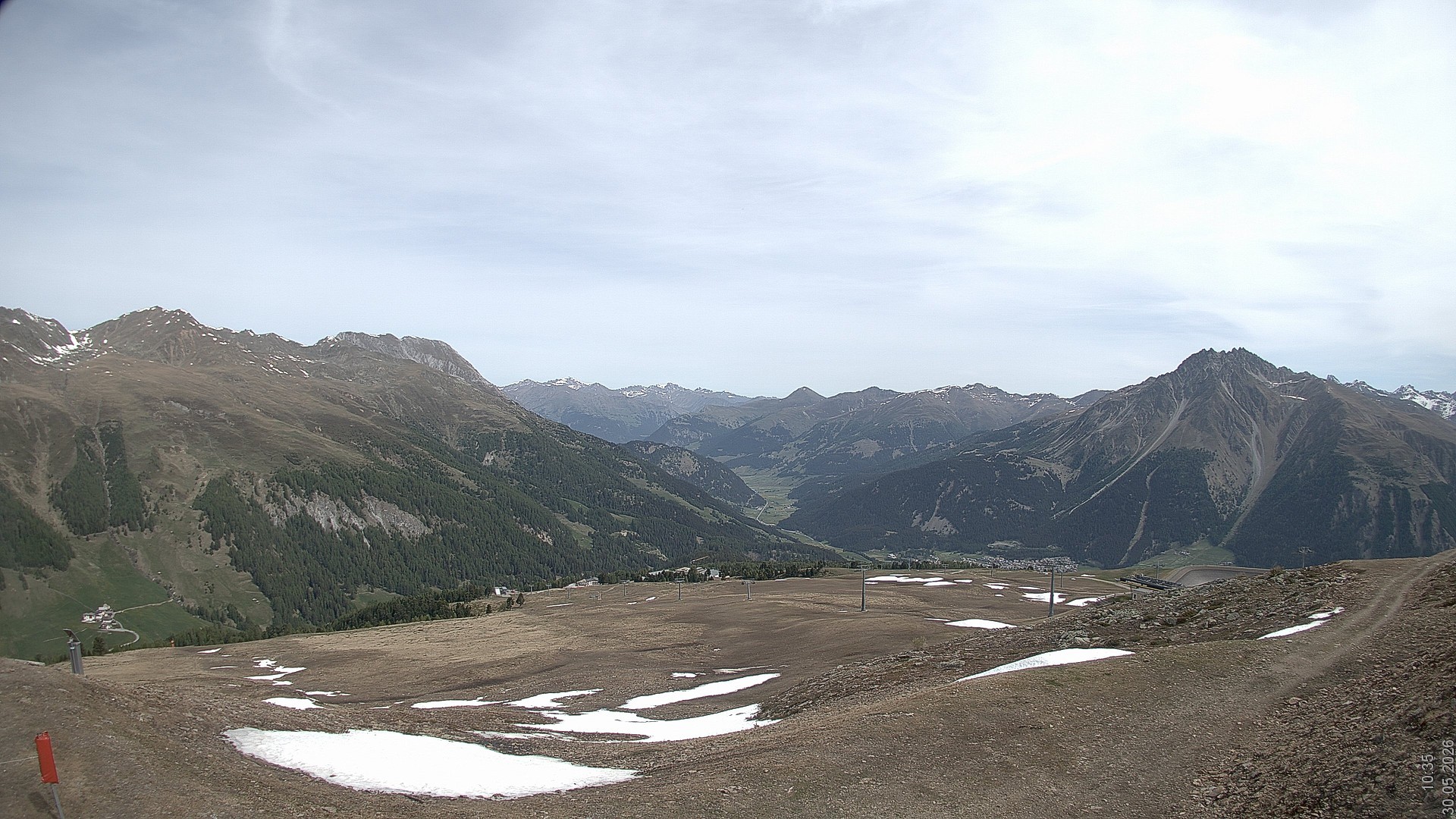 Archived image Webcam View Rojen Mountain, Vinschgau