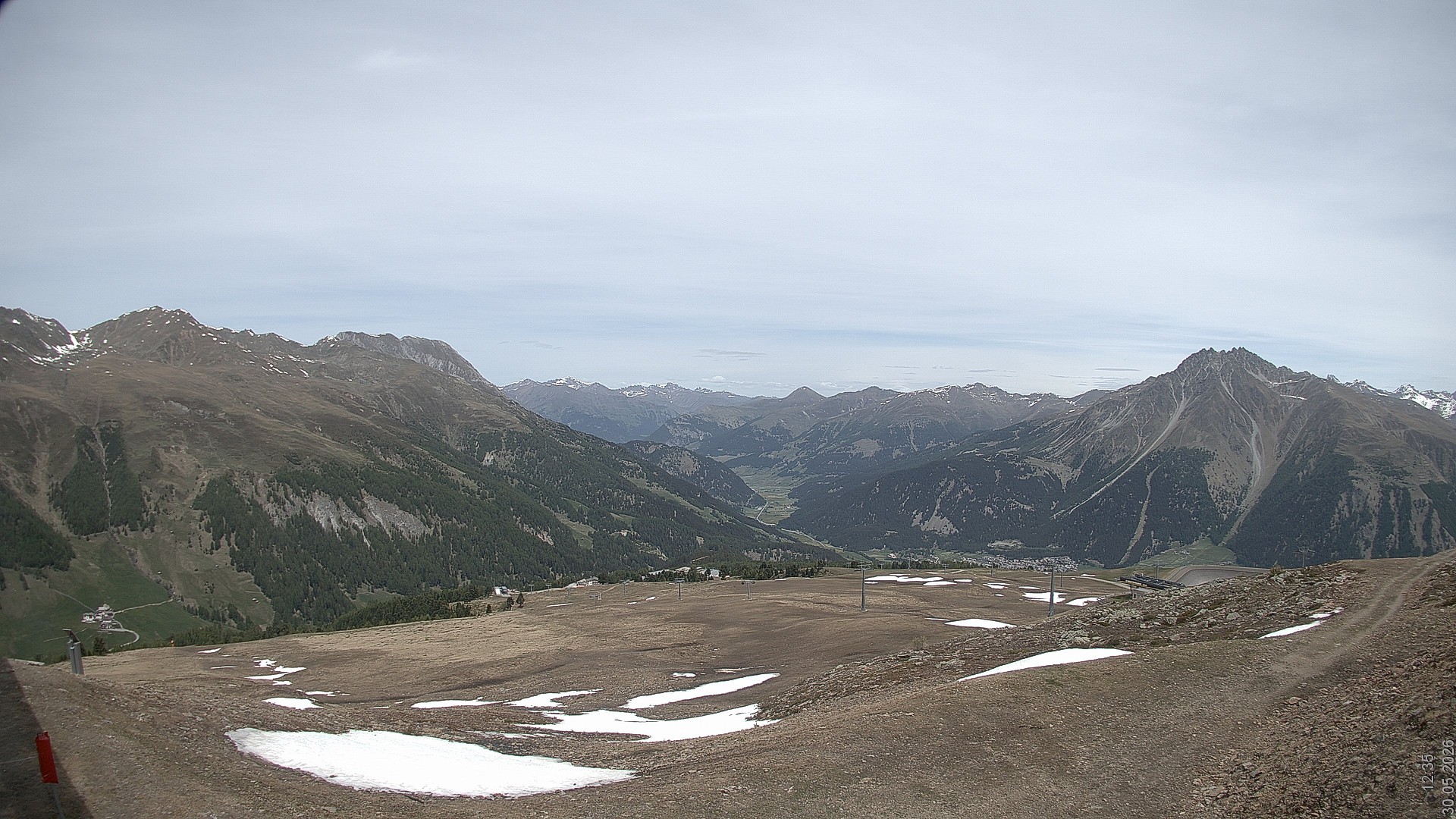 Archived image Webcam View Rojen Mountain, Vinschgau