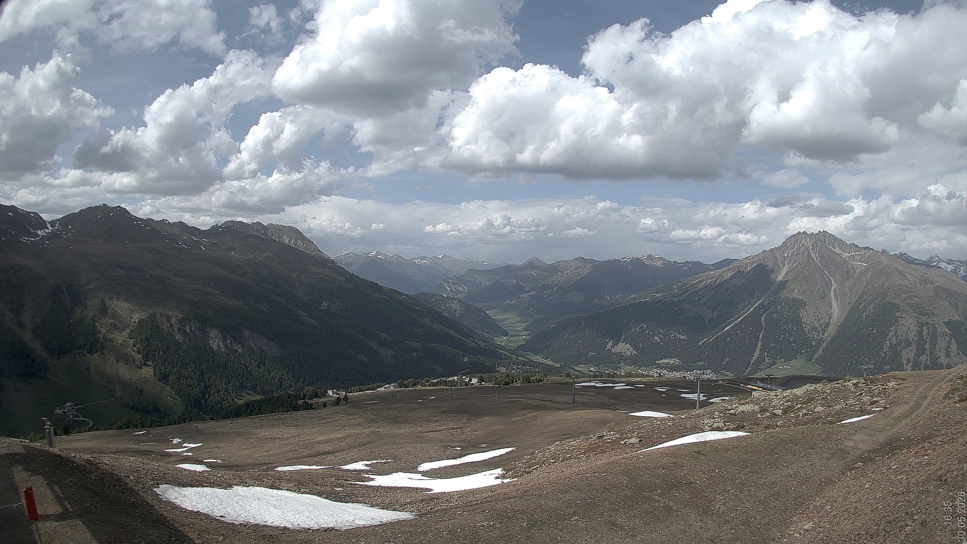 Archived image Webcam View Rojen Mountain, Vinschgau