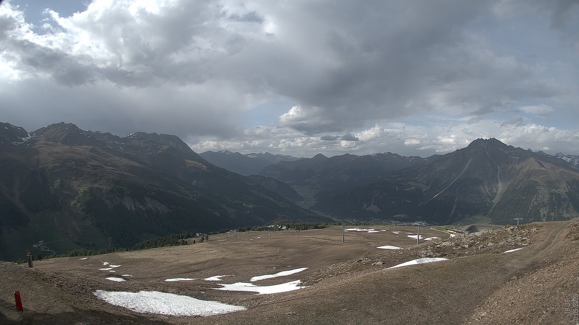 Archived image Webcam View Rojen Mountain, Vinschgau