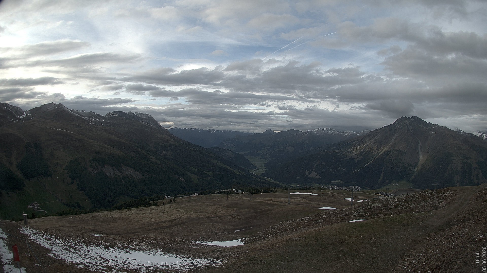 Archiv Foto Webcam Blick vom Rojen - Vinschgau