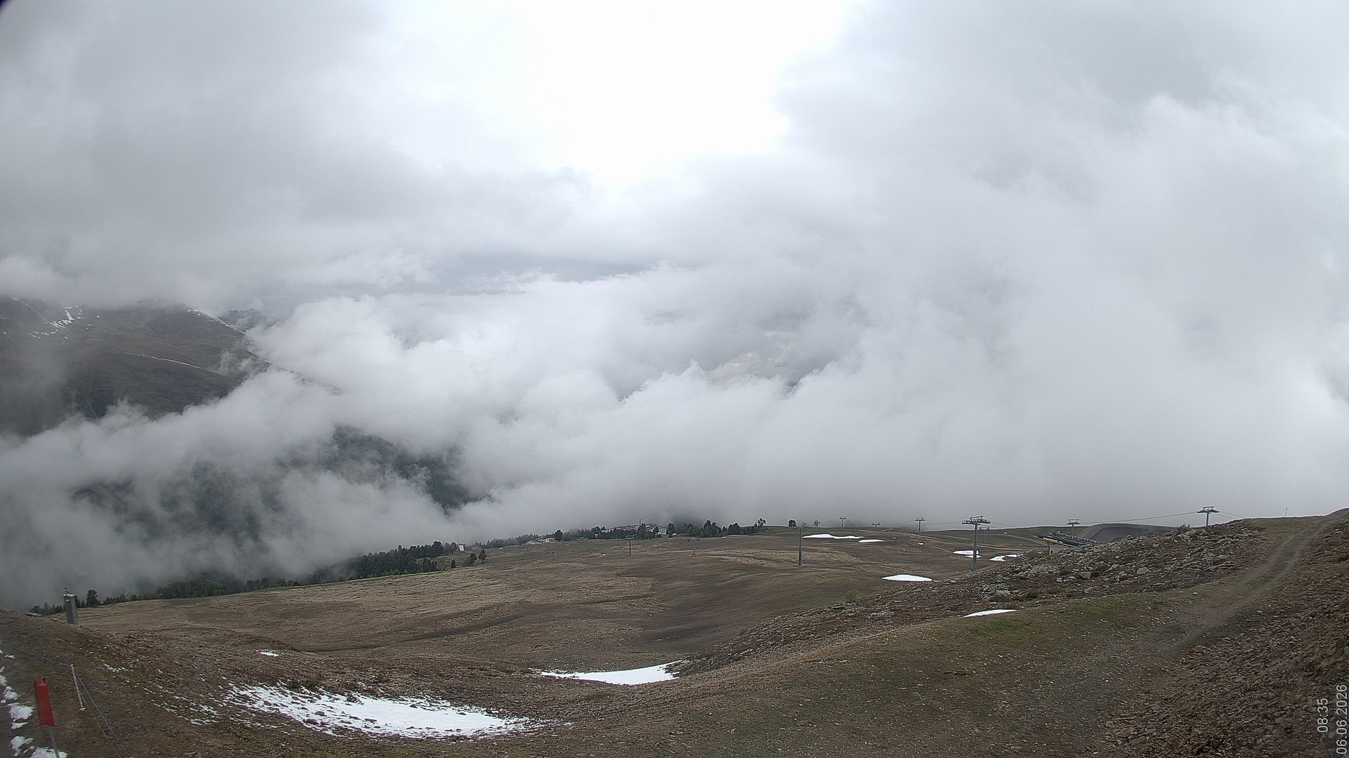 Archiv Foto Webcam Blick vom Rojen - Vinschgau
