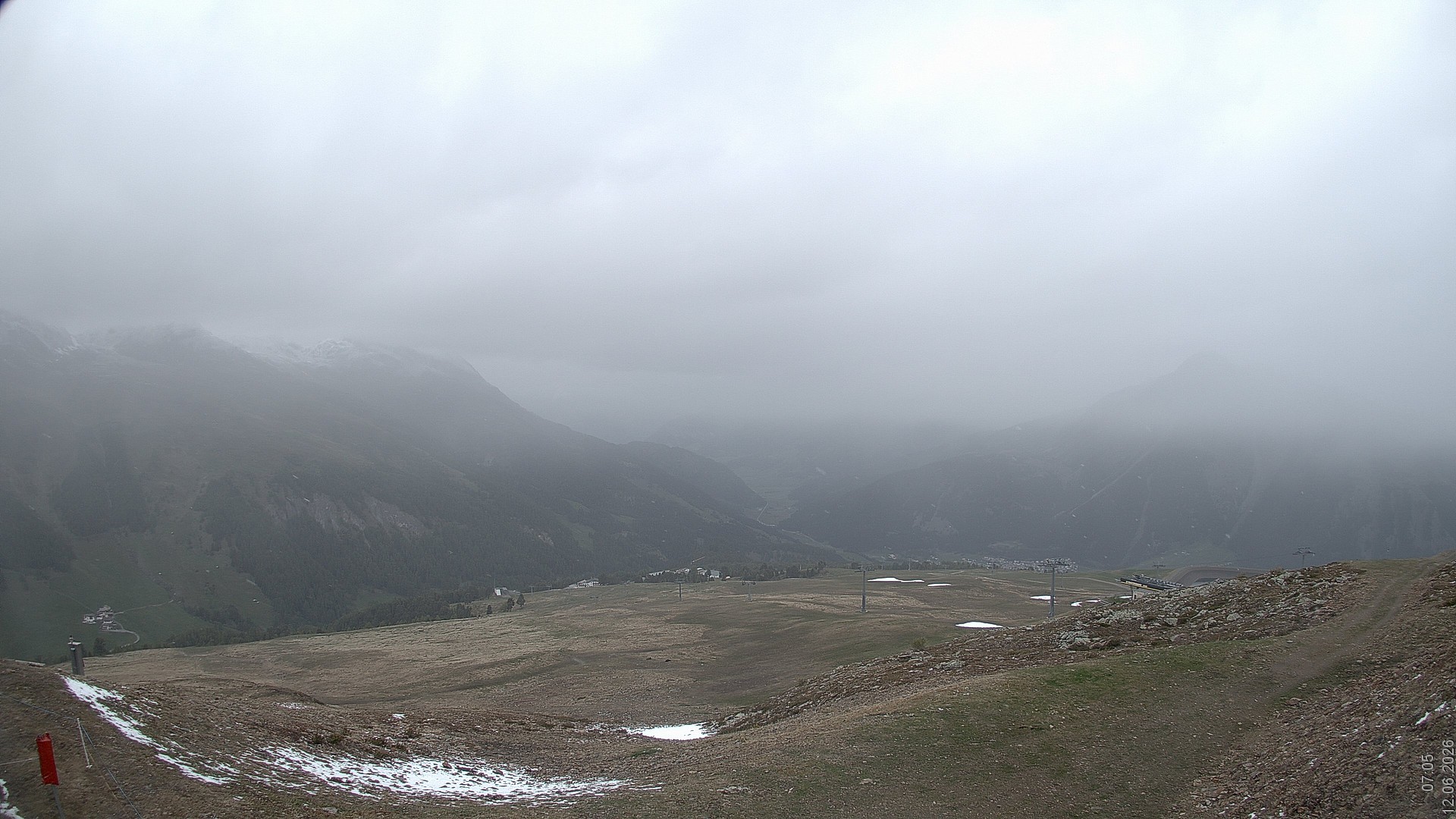 Archived image Webcam View Rojen Mountain, Vinschgau