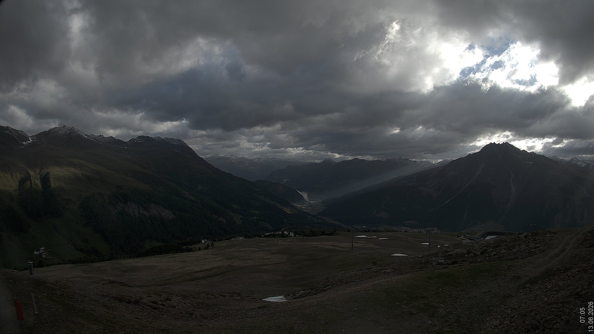 Archived image Webcam View Rojen Mountain, Vinschgau
