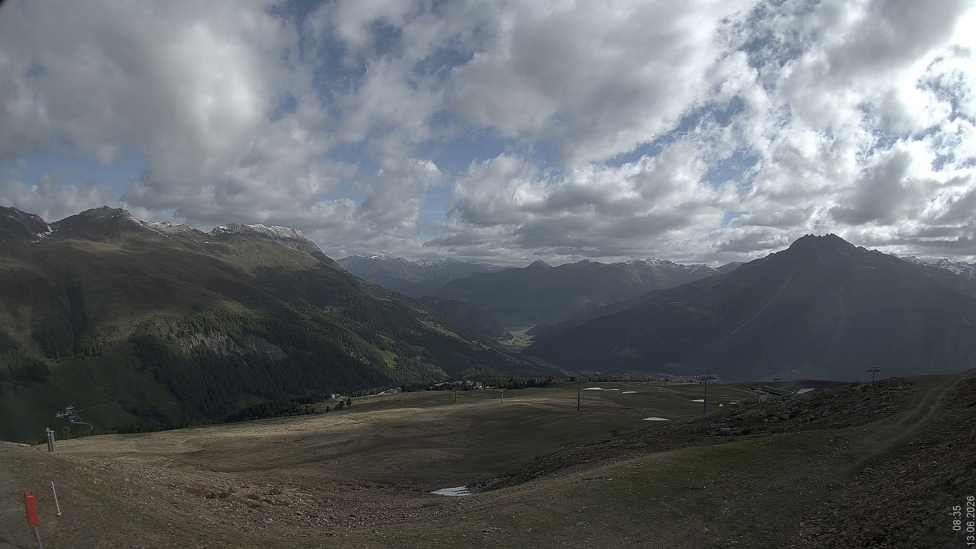 Archived image Webcam View Rojen Mountain, Vinschgau