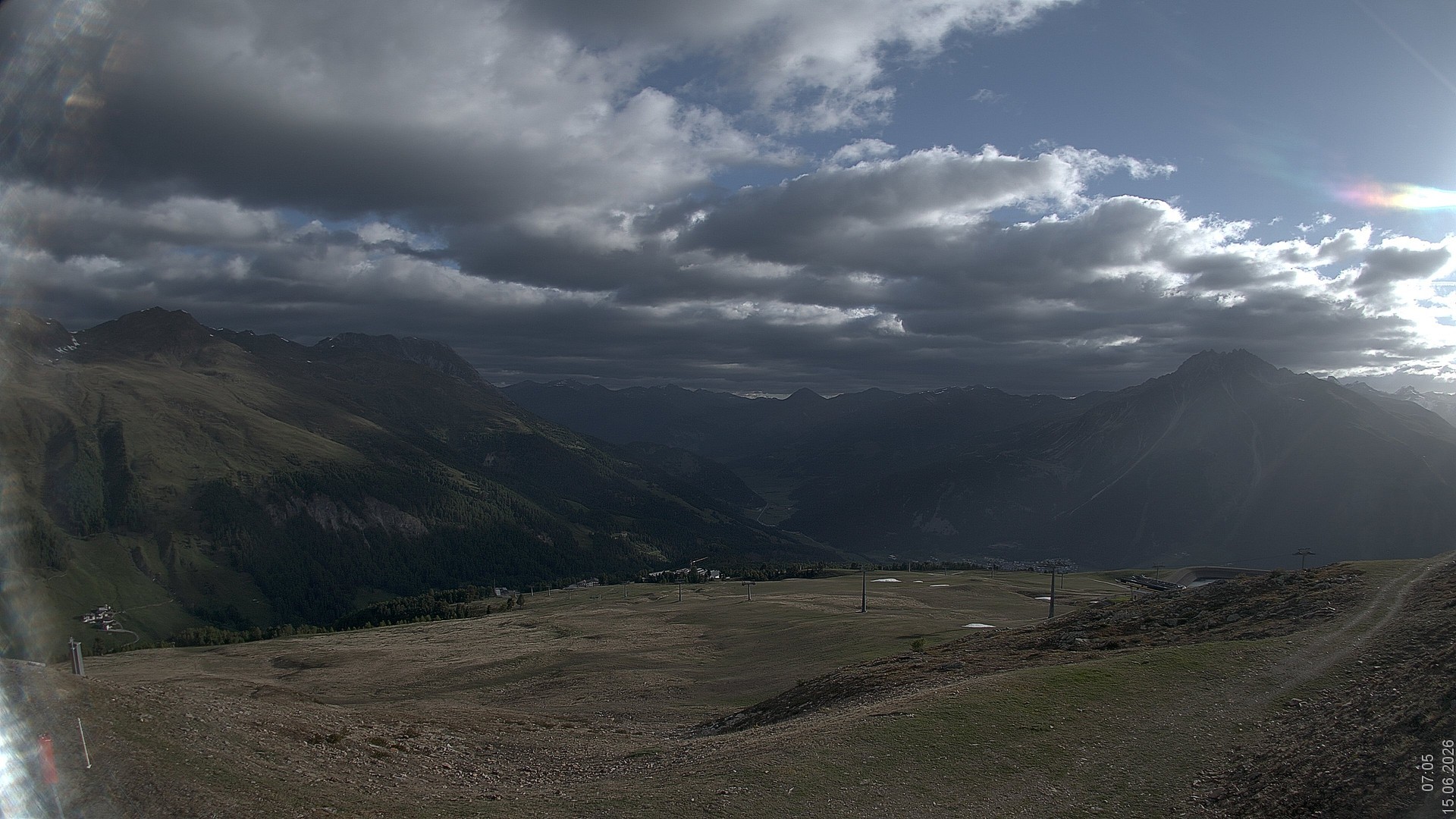 Archived image Webcam View Rojen Mountain, Vinschgau