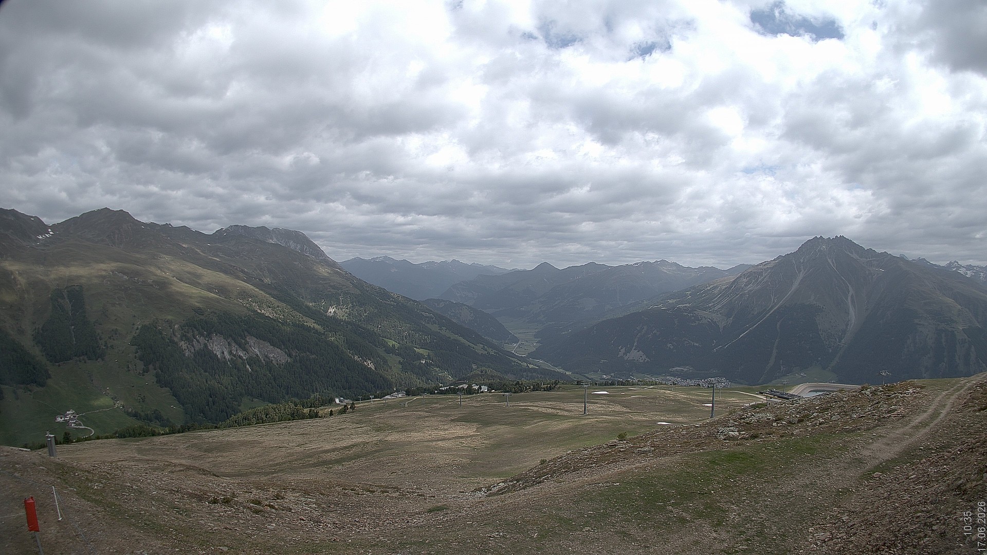 Archived image Webcam View Rojen Mountain, Vinschgau