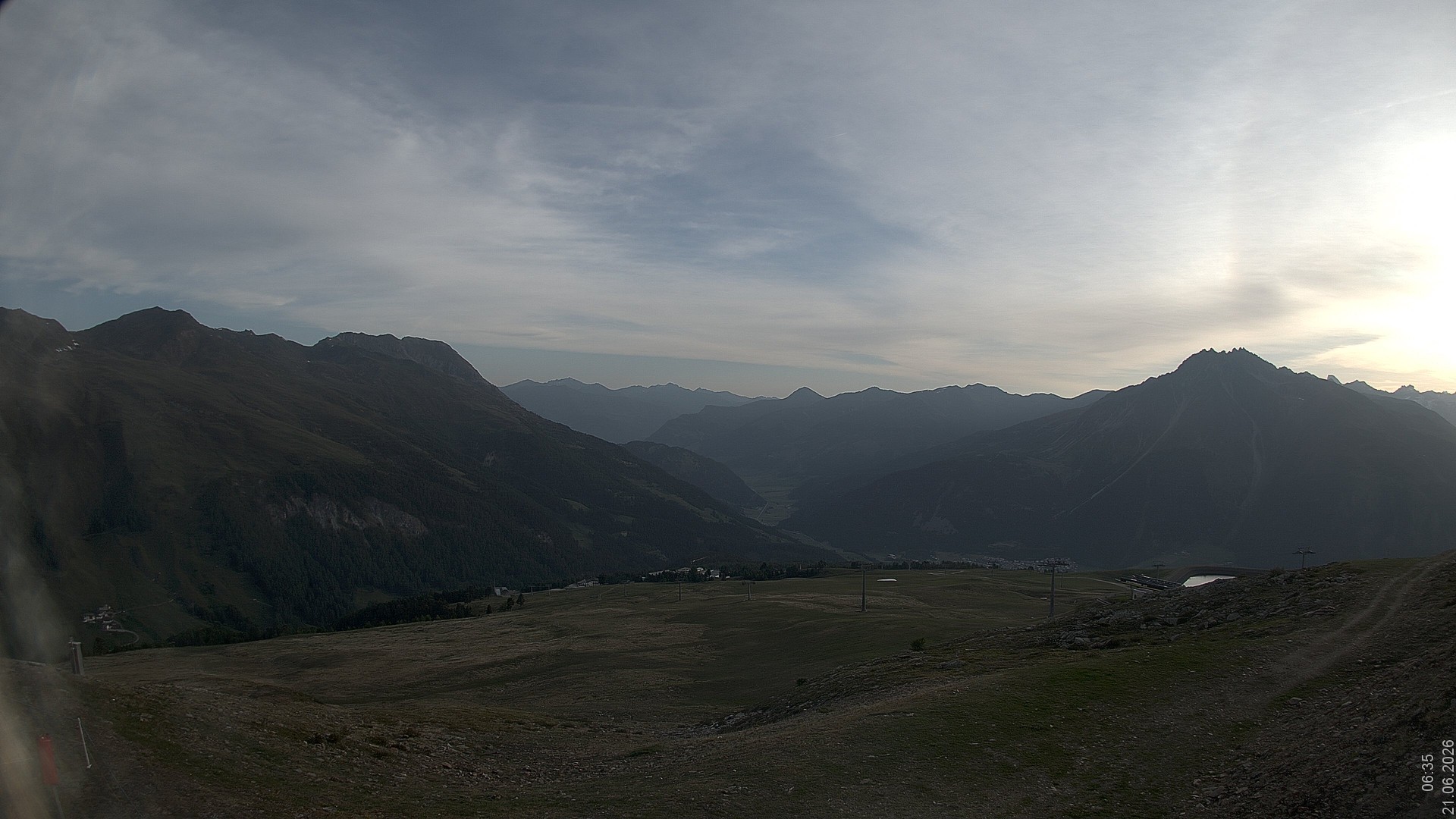 Archived image Webcam View Rojen Mountain, Vinschgau