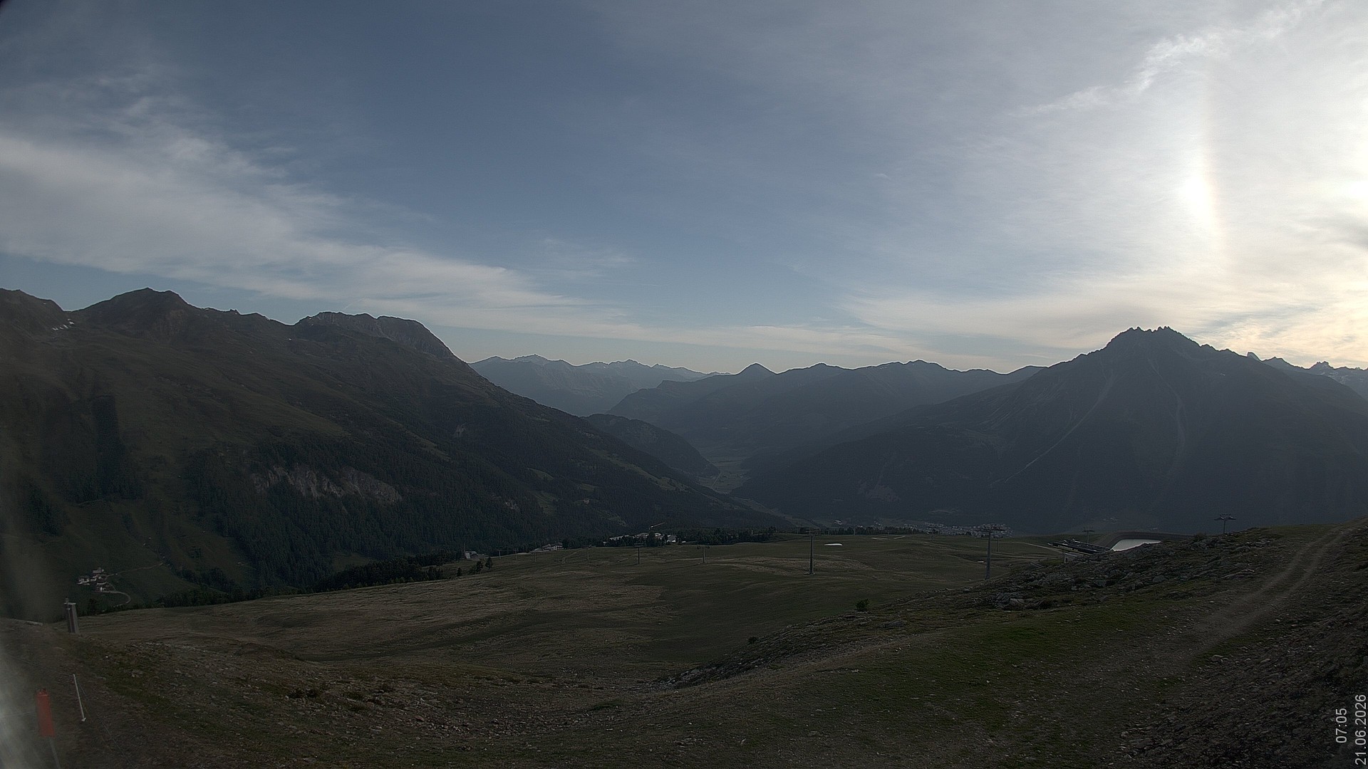 Archived image Webcam View Rojen Mountain, Vinschgau