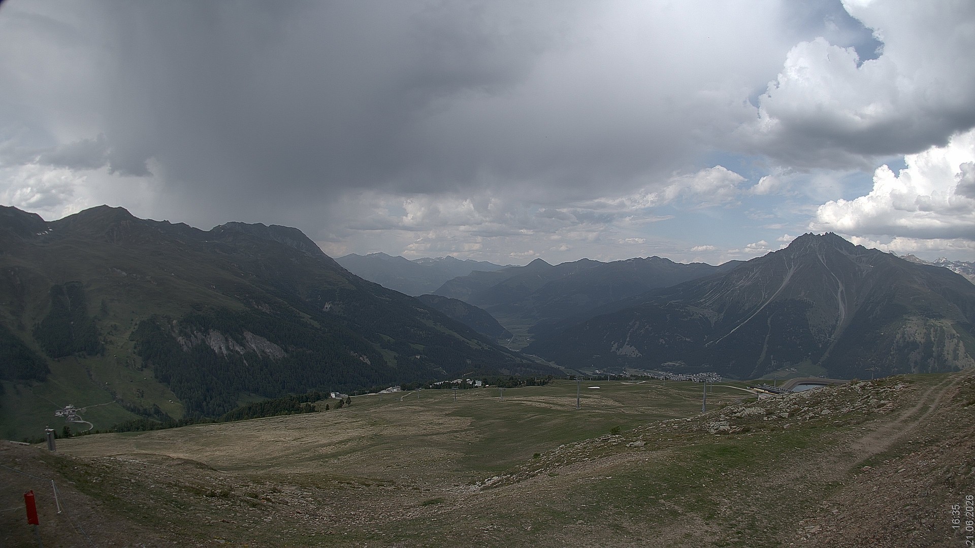 Archived image Webcam View Rojen Mountain, Vinschgau