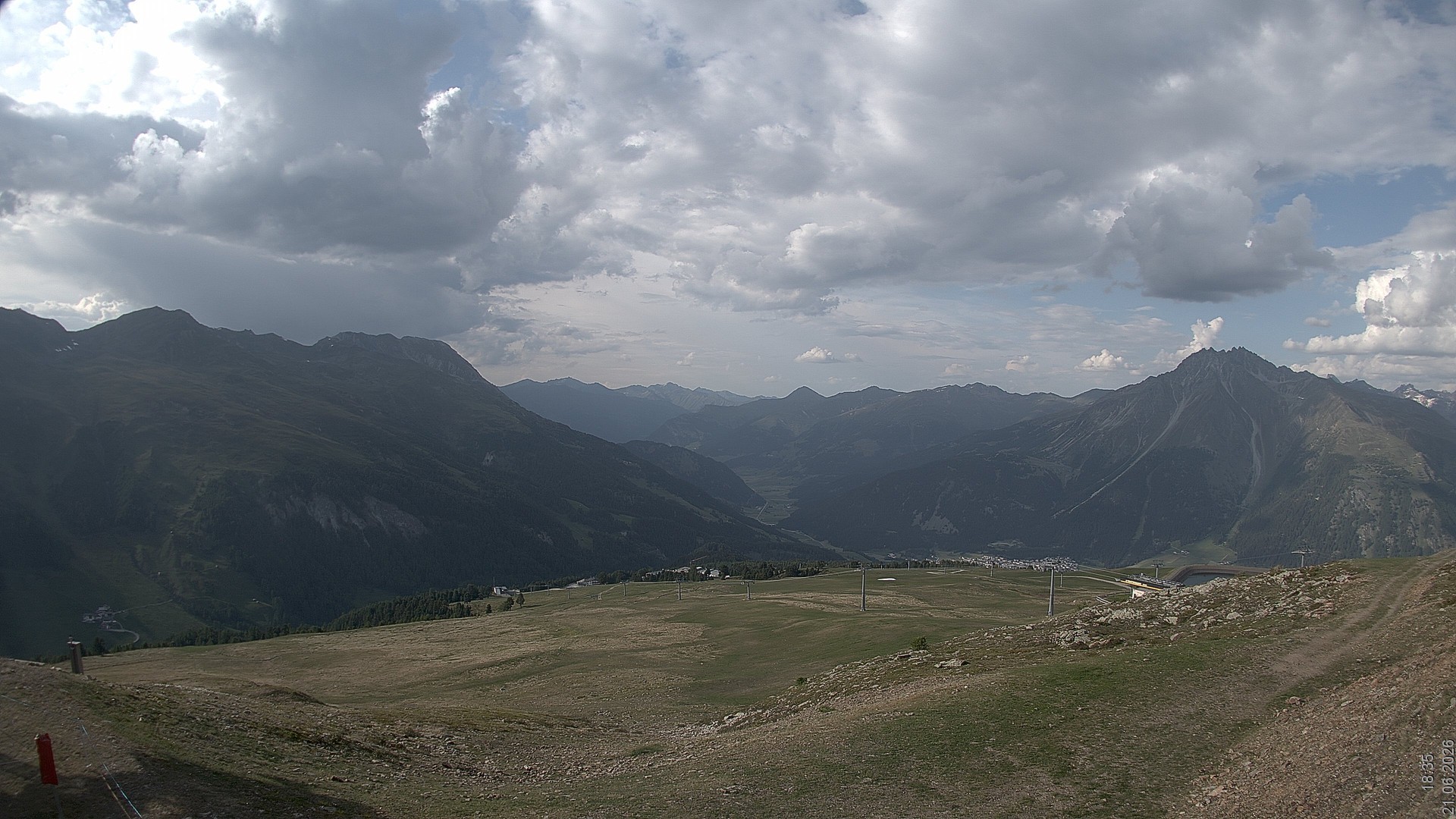 Archived image Webcam View Rojen Mountain, Vinschgau