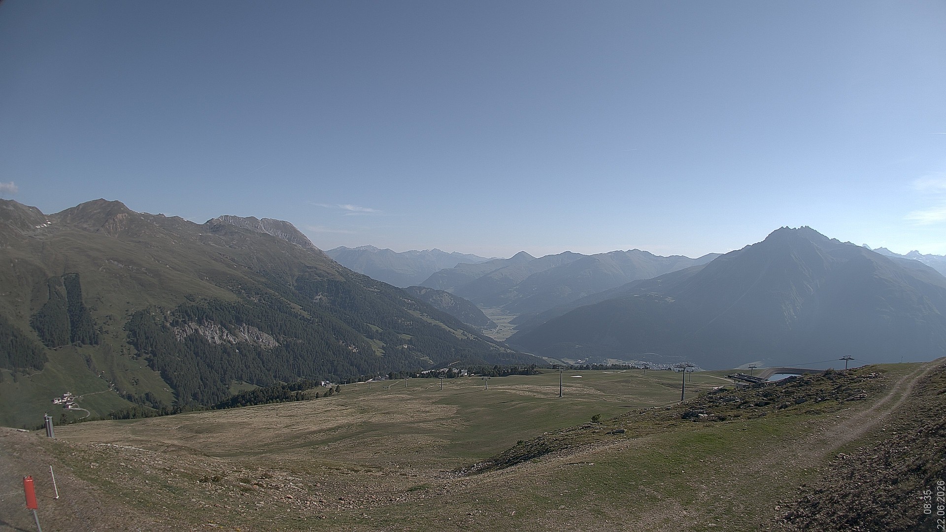 Archived image Webcam View Rojen Mountain, Vinschgau