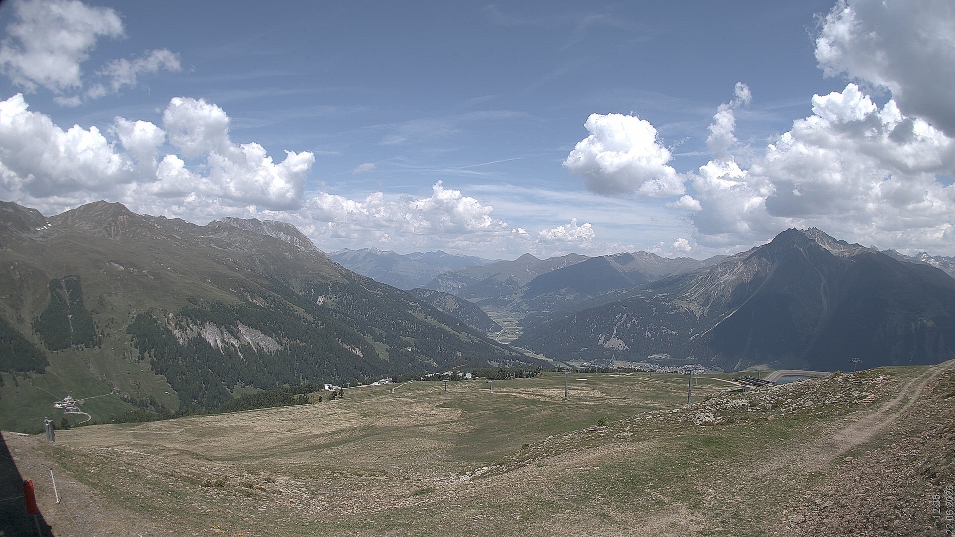Archived image Webcam View Rojen Mountain, Vinschgau