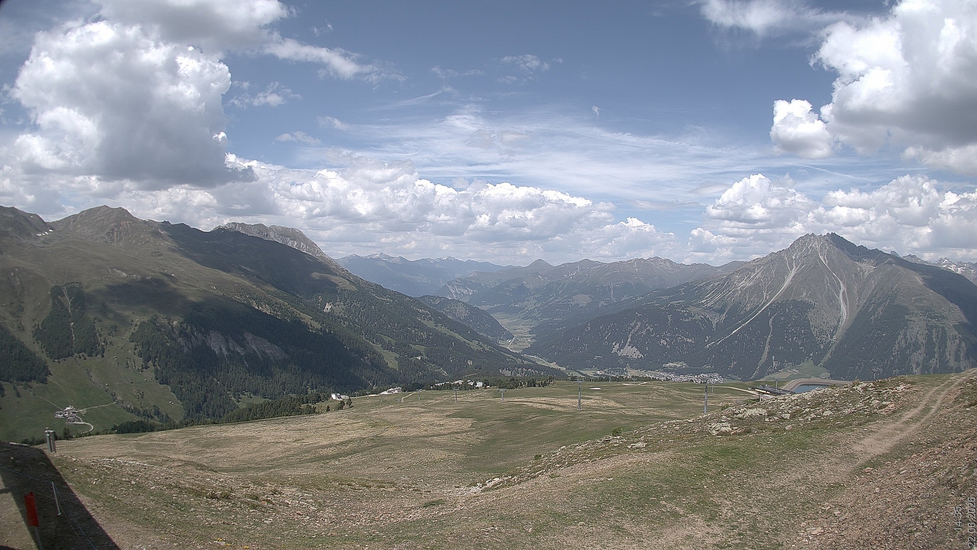 Archived image Webcam View Rojen Mountain, Vinschgau