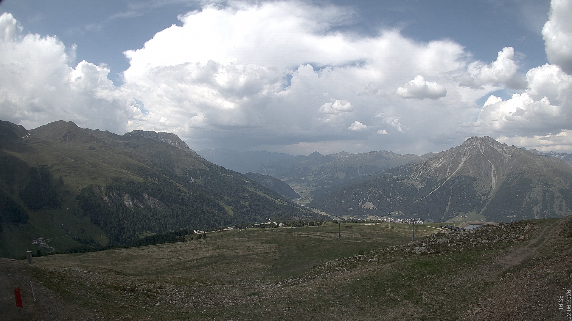 Archived image Webcam View Rojen Mountain, Vinschgau