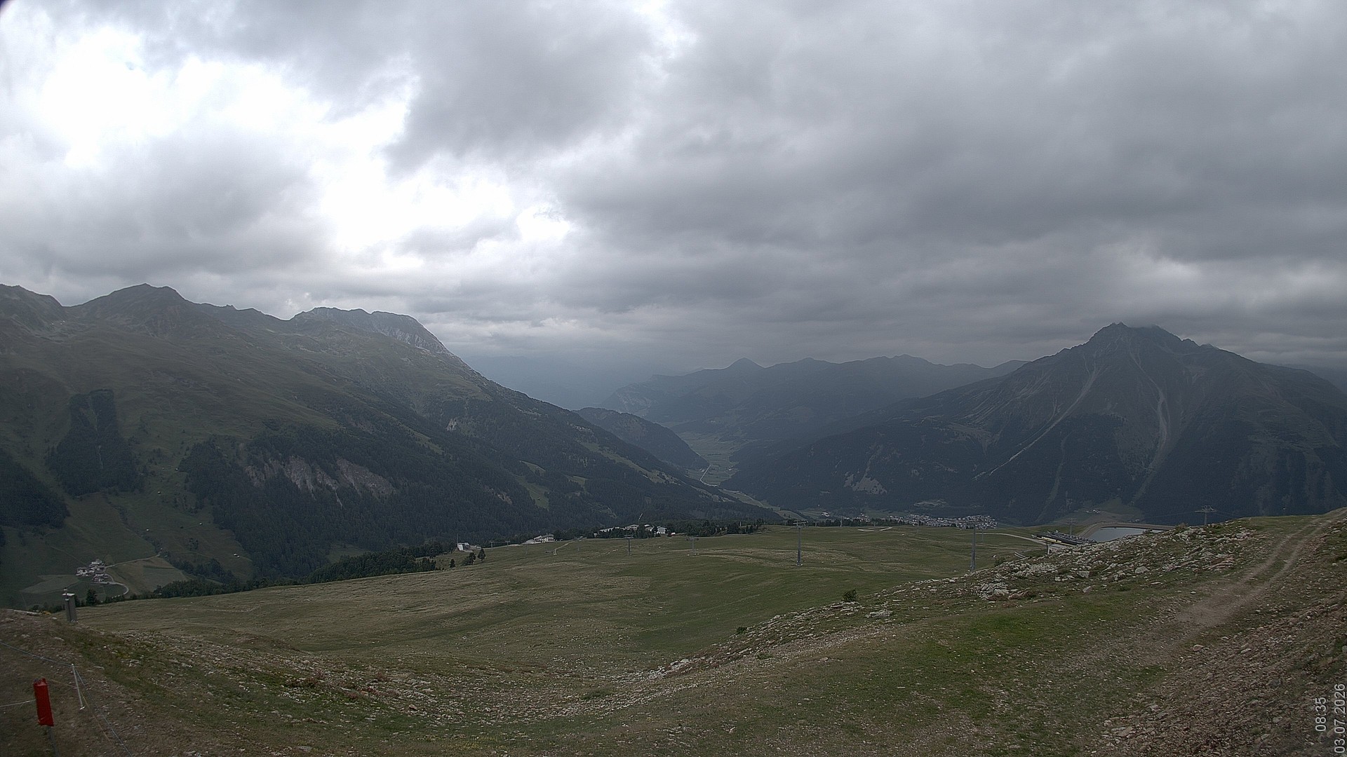 Archived image Webcam View Rojen Mountain, Vinschgau