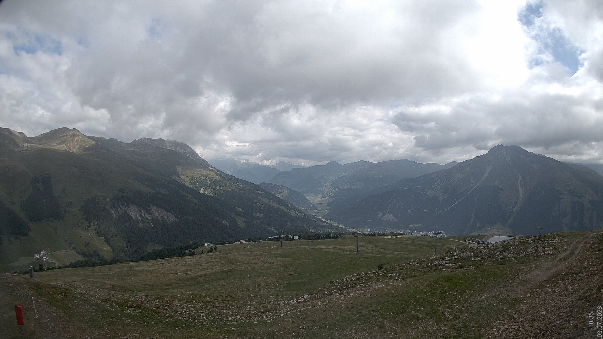 Archived image Webcam View Rojen Mountain, Vinschgau