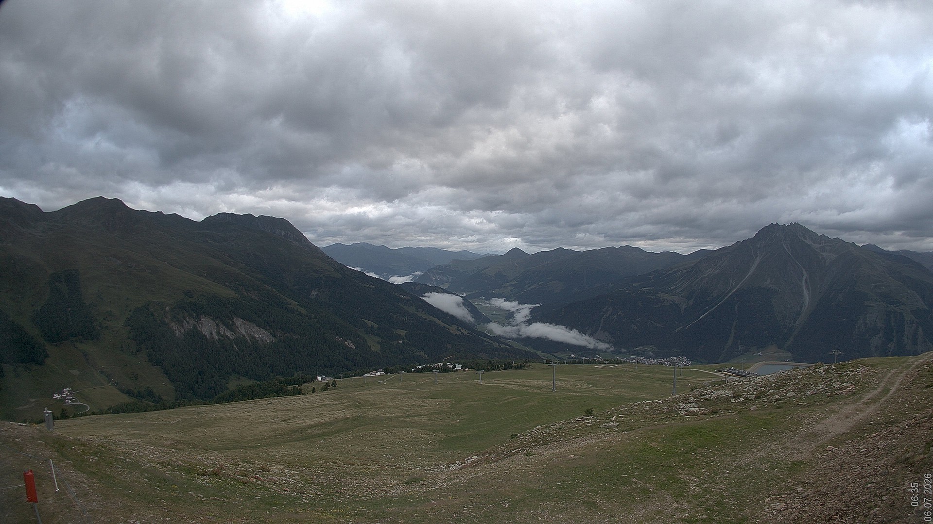 Archived image Webcam View Rojen Mountain, Vinschgau