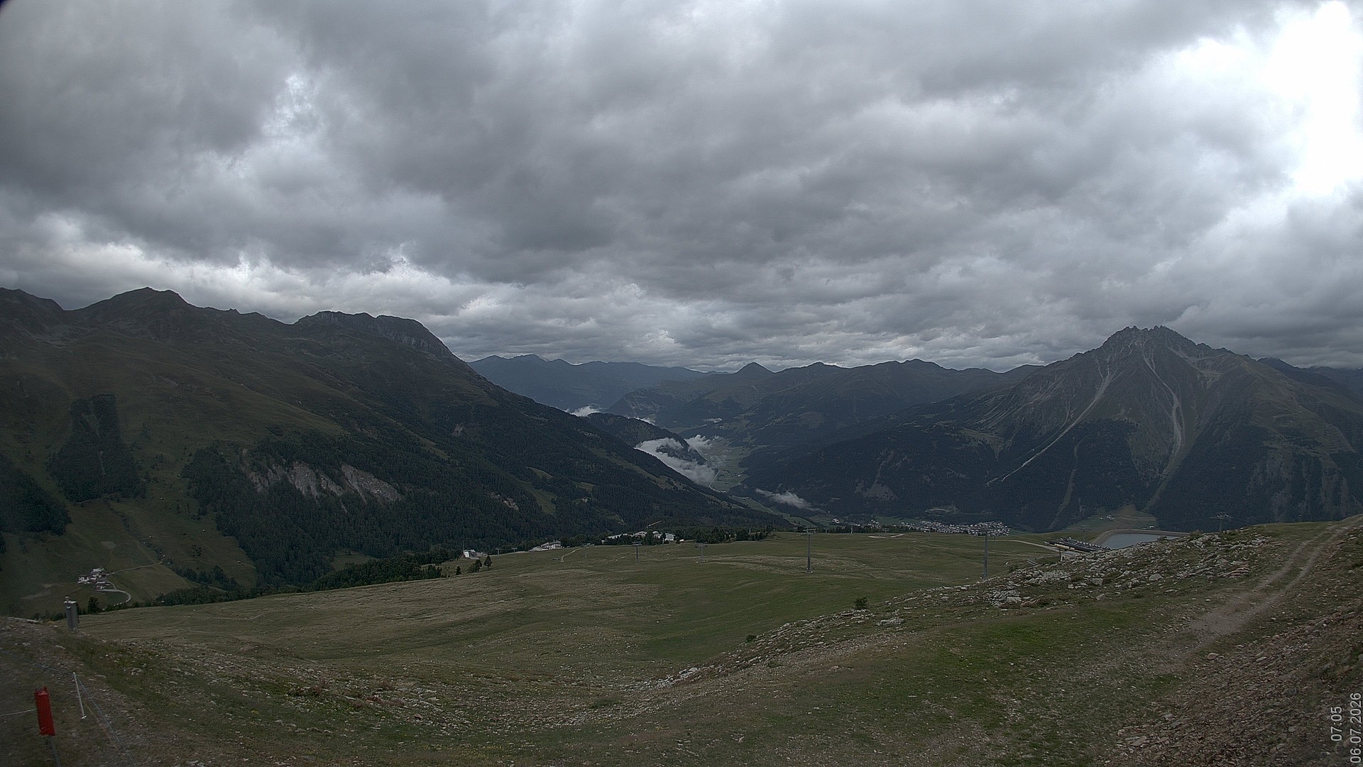 Archived image Webcam View Rojen Mountain, Vinschgau