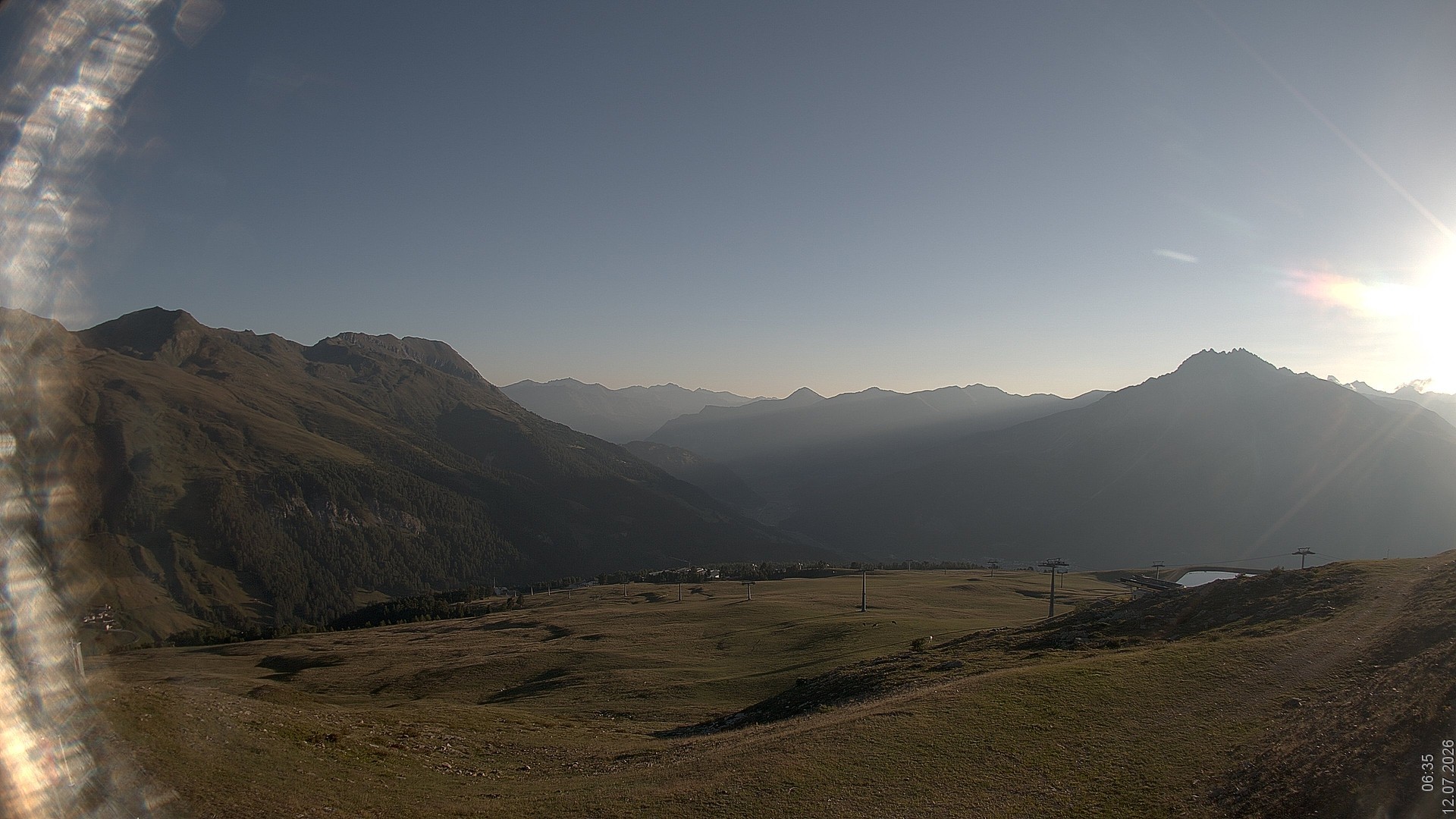 Archived image Webcam View Rojen Mountain, Vinschgau