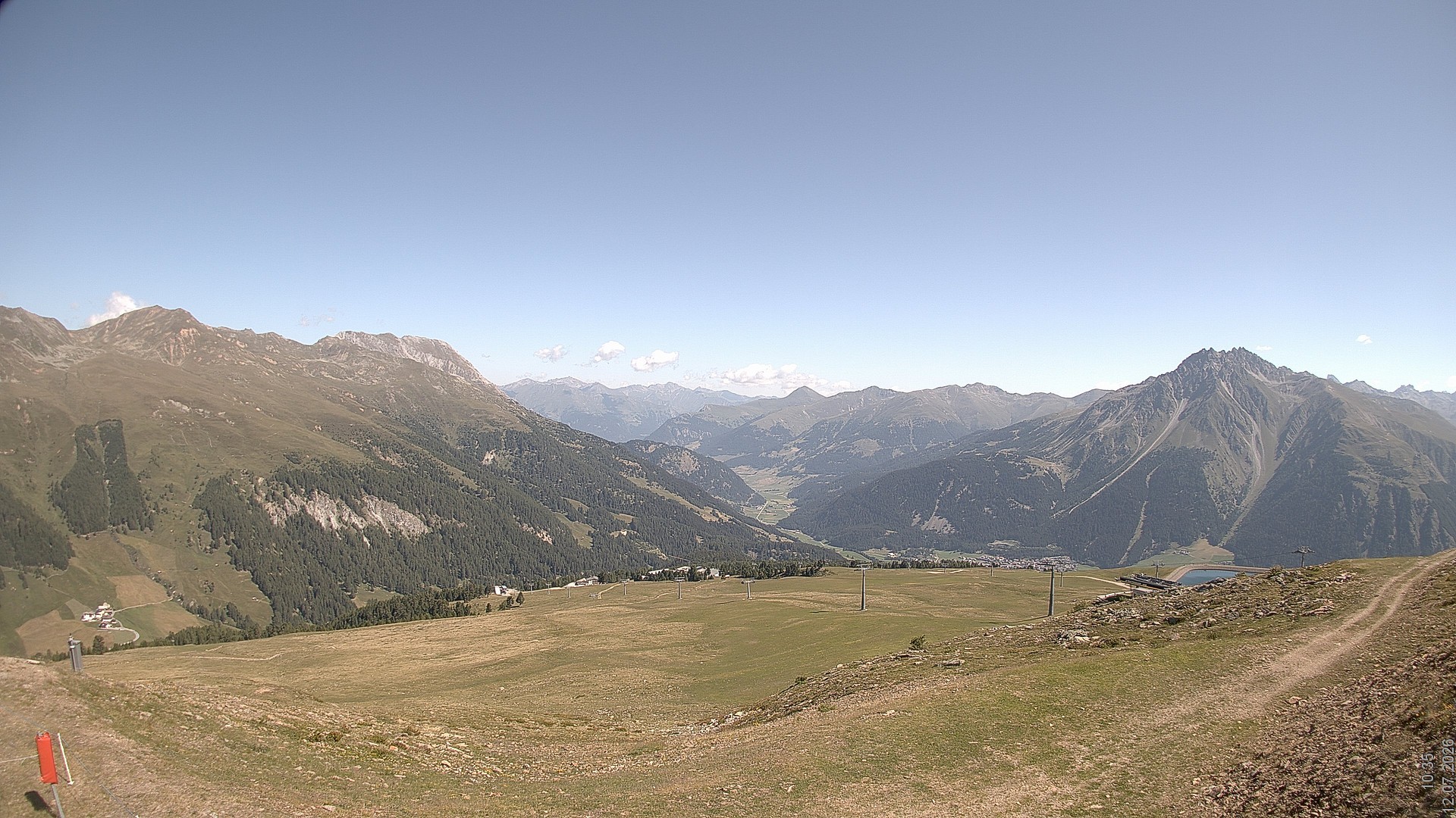 Archived image Webcam View Rojen Mountain, Vinschgau