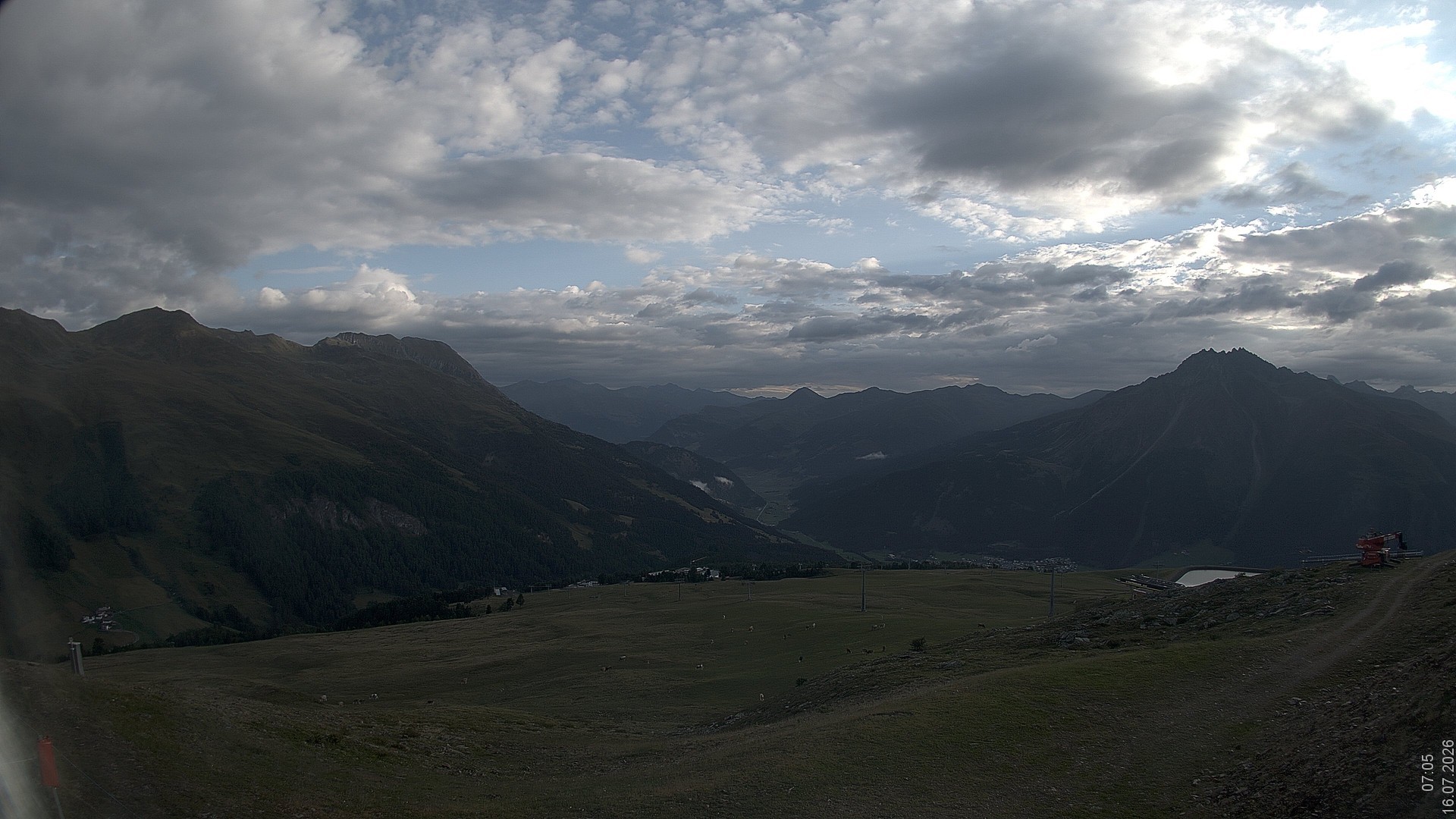 Archived image Webcam View Rojen Mountain, Vinschgau