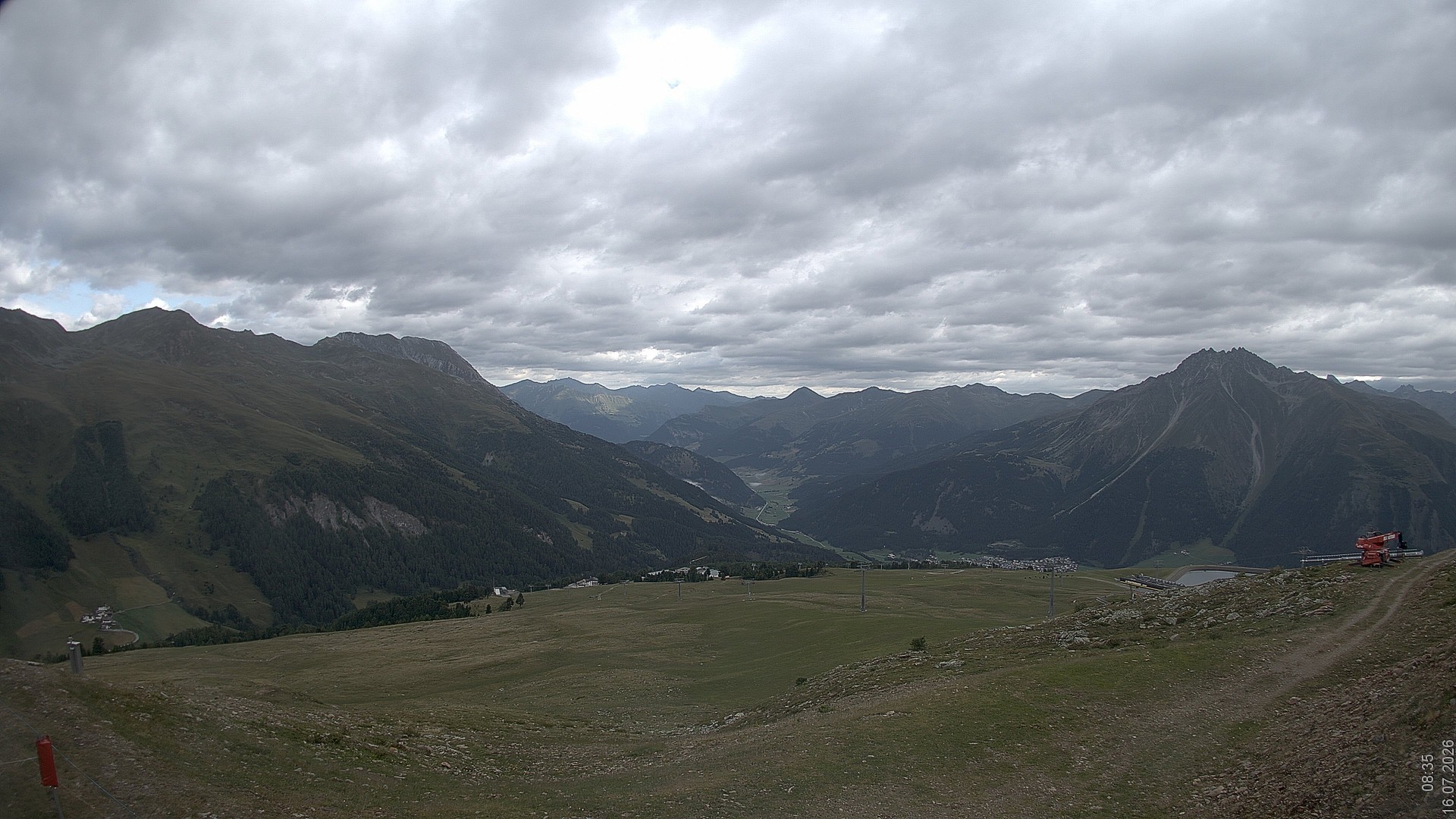 Archived image Webcam View Rojen Mountain, Vinschgau