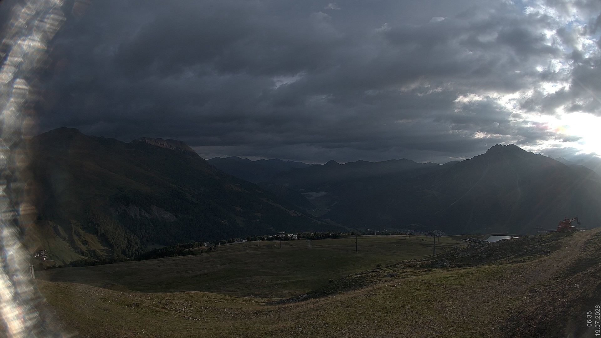 Archiv Foto Webcam Blick vom Rojen - Vinschgau