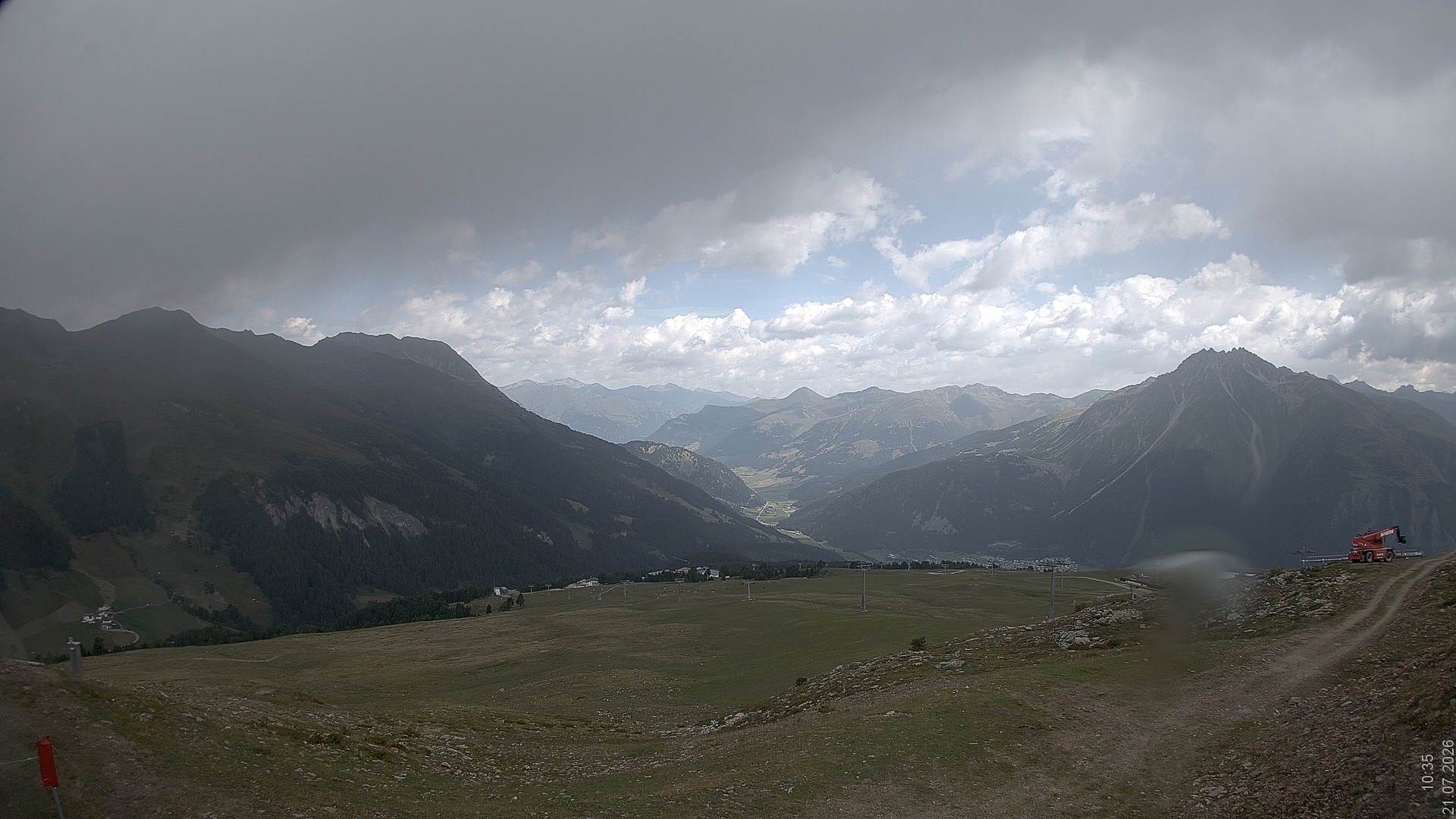 Archived image Webcam View Rojen Mountain, Vinschgau