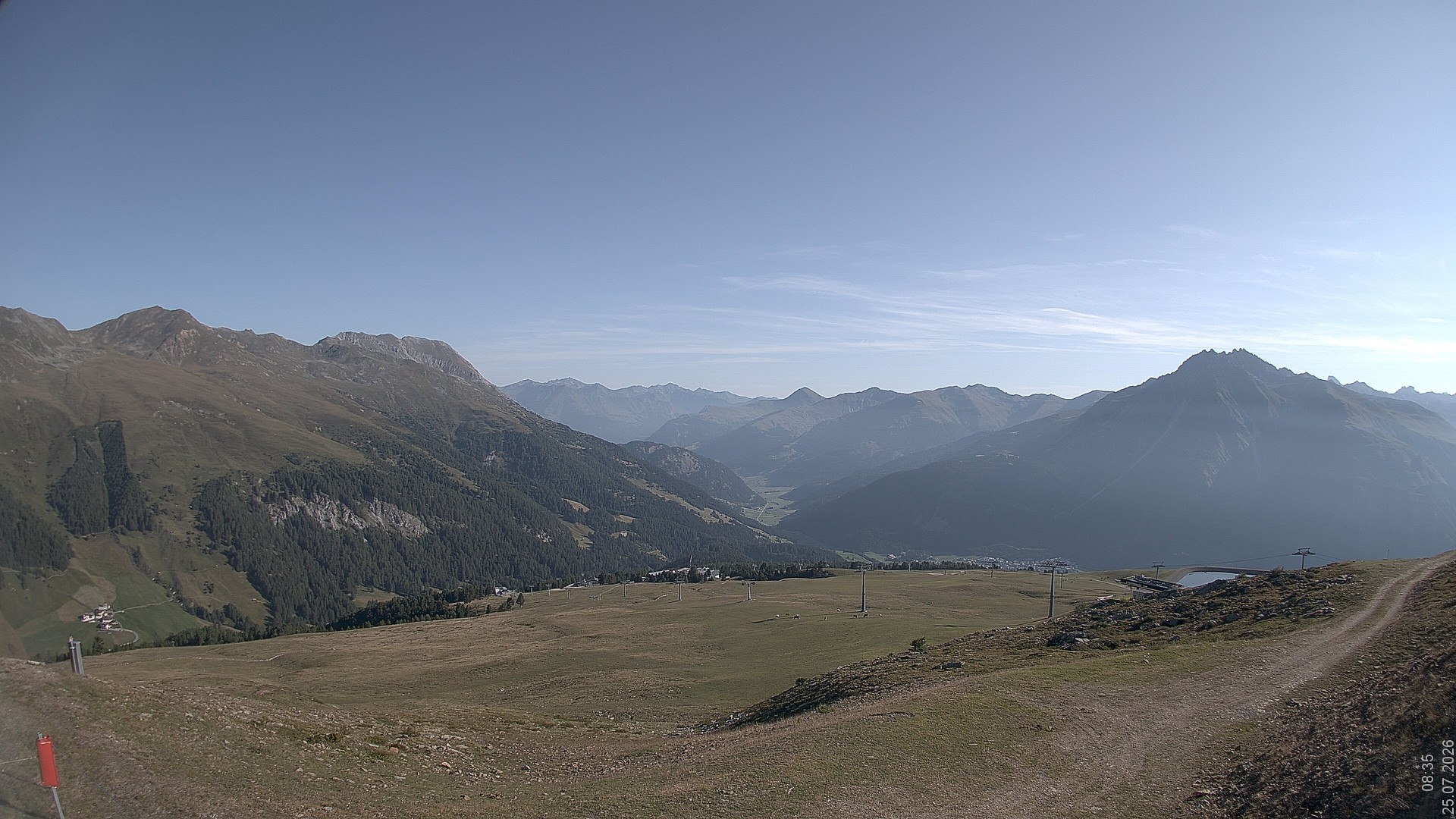 Archived image Webcam View Rojen Mountain, Vinschgau