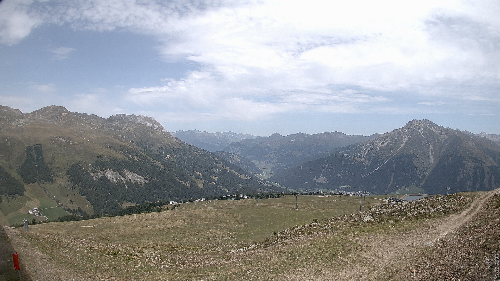 Archived image Webcam View Rojen Mountain, Vinschgau