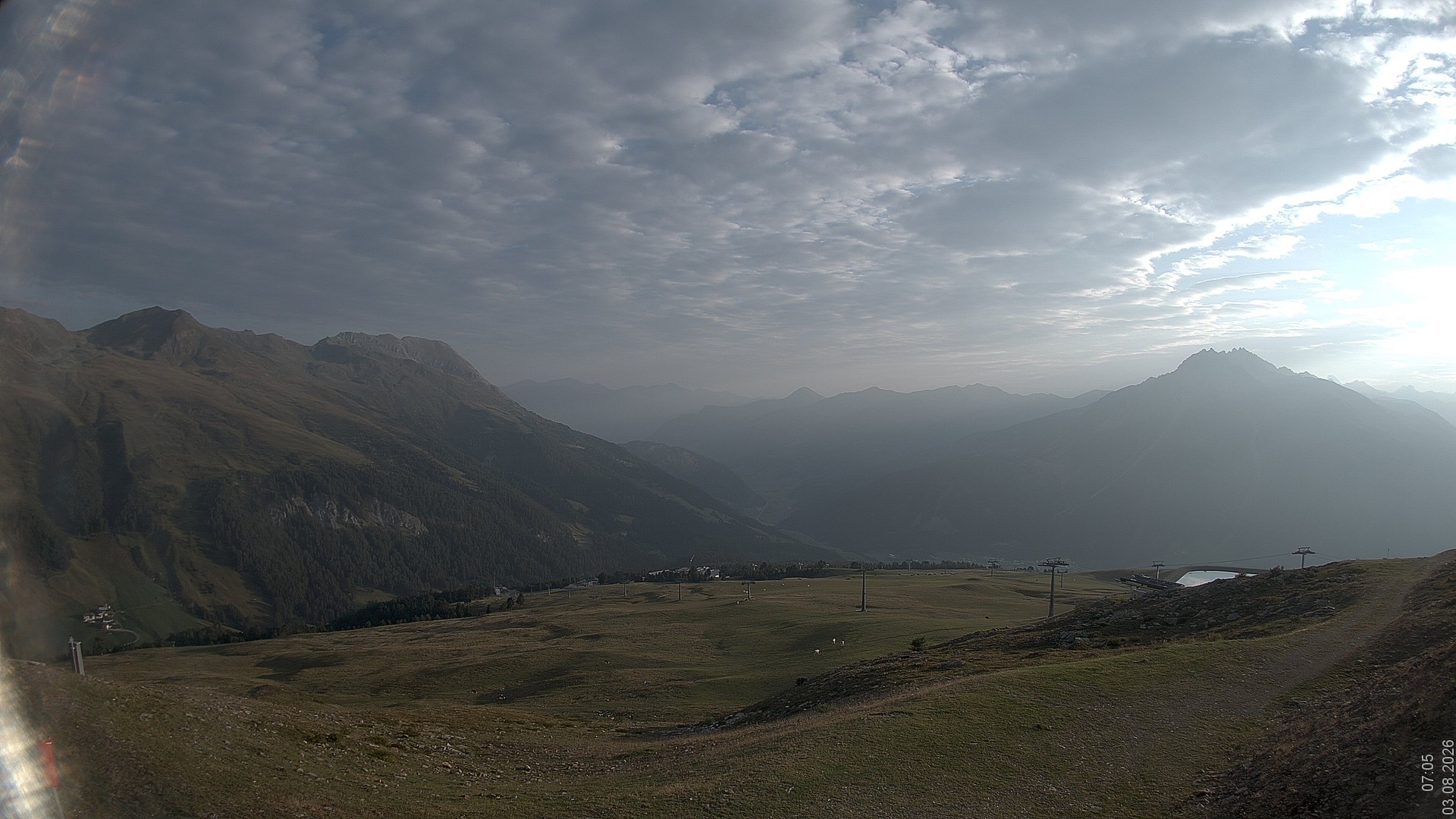 Archived image Webcam View Rojen Mountain, Vinschgau